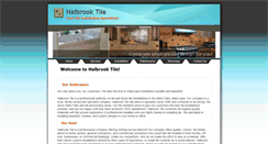 Desktop Screenshot of halbrooktile.com